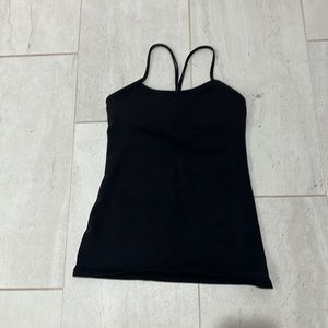 Lululemon tank top, size 6, black, good used condition